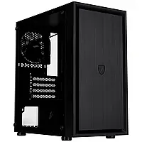 Корпус 1stPlayer B5-M-BK-3F Black без БЖ