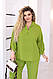 Жіночий костюм (штани +сорочка) ; Колір: чорний, лайм, електрик; Розміри: 50-52,54-56, 58-60, 62-64;, фото 6