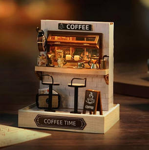 Конструктор 3D DIY Румбокс Час для кави Coffe Time "QT-048", фото 2