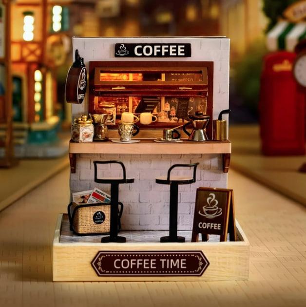 Конструктор 3D DIY Румбокс Час для кави Coffe Time "QT-048"