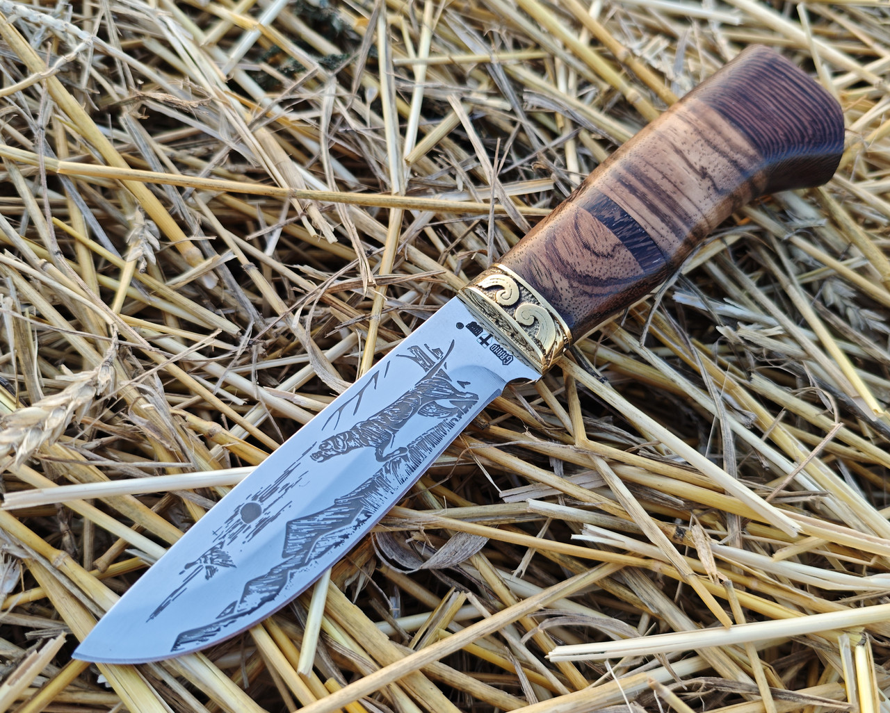 Ніж для полювання "Слідопит" в подарунковій коробці, фото 1