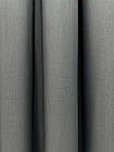 Однотонна лянна плетена штора "Asil" з підкладкою blackout, колір сірий, фото 10