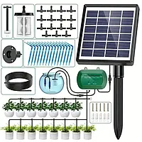 Система капельного полива на солнечной батарее, комплект для подачи воды из емкости