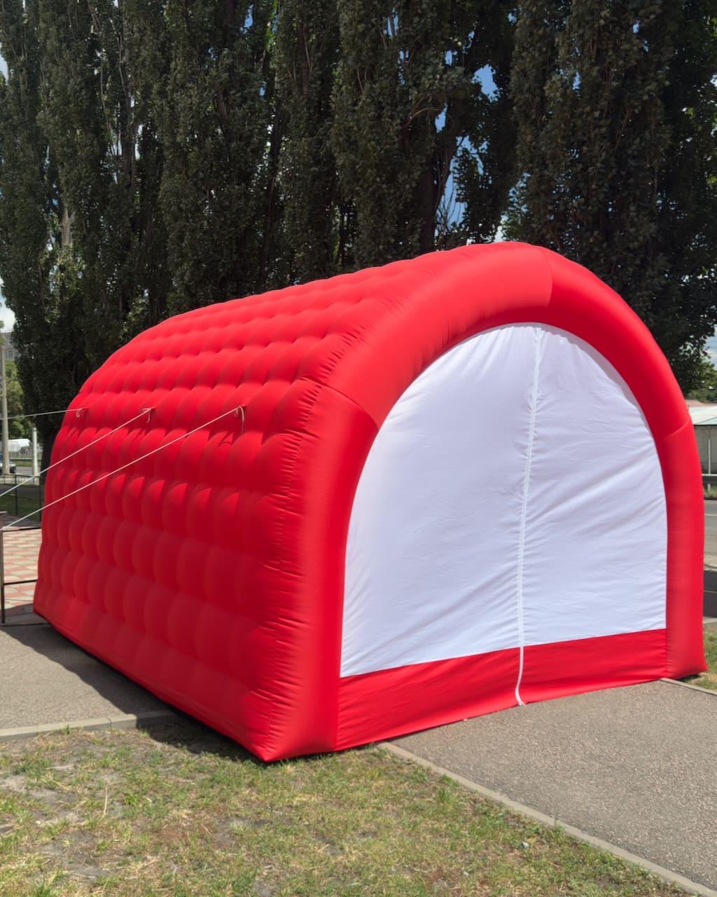 Надувний шатер тент палатка 4x3 м з вентилятором для промо, реклами та вуличних заходів