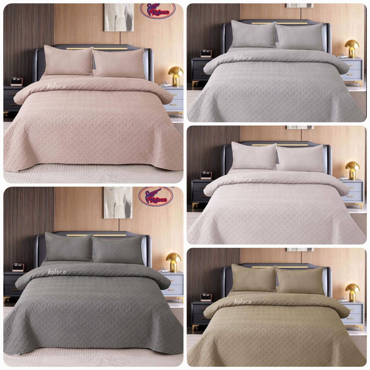 Покривало стьобане з наволочками Ромб мод 113, фото 1