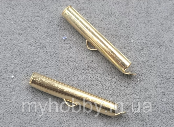 Слайдер 4*25мм колір золотий - (4шт), фото 1