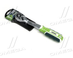 Трещотка вигнута з храповим и швидкознімним механізмами, квадрат 1/2, 72 зуба (ARMER) ARM-ST1/2