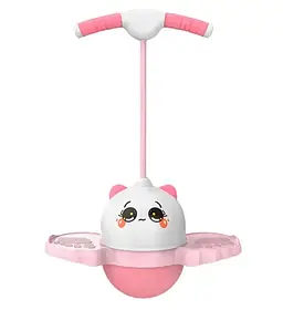 Джампер-стрибун для дітей "Котик" 80х38 см Pink (3_06723)