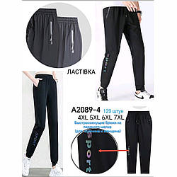 Cпортивні штани з еластаном "Ластівка" (2 Кольори в Упаковці) Розміри: 52,54,56,58 (28191)