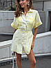Жіноча літня сукня міні на гудзиках тканина тенсел Smf9456, фото 8