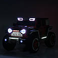 Дитячий електромобіль Jeep Off Road 4x4 (червоний колір) 12 V, фото 6
