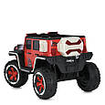 Дитячий електромобіль Jeep Off Road 4x4 (червоний колір) 12 V, фото 8