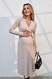 Сукня для вагітних та годування Pamela пудра, фото 5