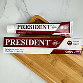 Зубна паста PRESIDENT ACTIVE SAFE GUMS захист ясен 75 мл