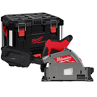 Пила дисковая погружная аккумуляторная бесщеточная MILWAUKEE M18 FPS55-0P Ø165мм (каркас+PACKOUT) (без