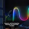 Неонова LED RGB стрічка 5 м із лускатим покриттям і керуванням через застосунок, пульт, фото 3