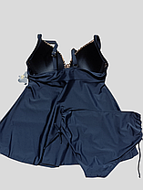 Танкини Samegame 25055 ЧЕРНЫЙ (В НАЛИЧИИ ТОЛЬКО 48 50 52 54 56 УКР р-ры), фото 4