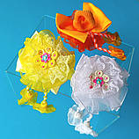 Резинки Дитячі для Волосся Квітка 6 см 2 шт Колір Пари на Вибір, фото 2