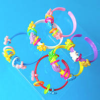 Браслети для Дітей Радість 6 шт 8 мм Ювелірний Пластик