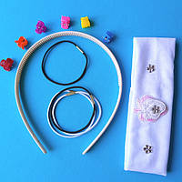 Набір Подарунковий для Дівчаток Пов'язка Обруч Гумки Шпильки