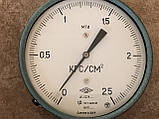 Манометр зразковий деформаційний МТИ-1218 2.5 кгс/см2 Ф160 мм М20*1.5 к. т. 0.6 для точних вимірювань (сер), фото 7