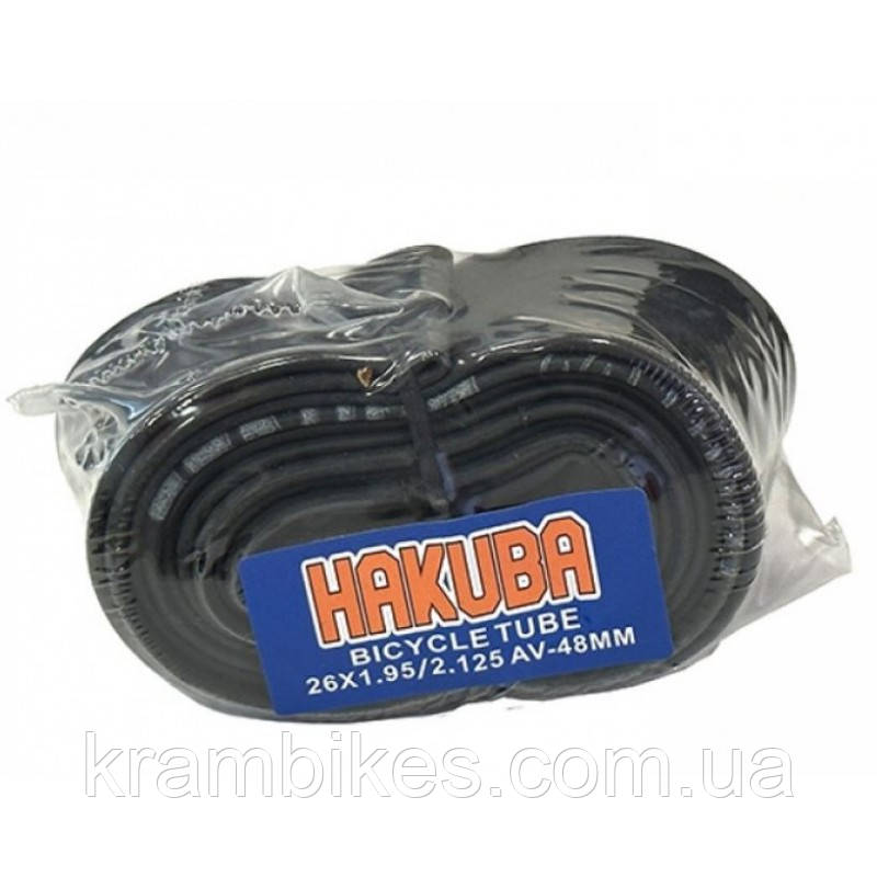 Камера велосипедна Hakuba 26 x 1.95/2.125" AV 48мм