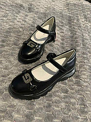 STTOPA Размер 30,31. Туфлі дитячі для дівчинки чорні