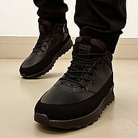 Черевики чоловічі зимові стильні на шнурівку і блискавку (Пр-4303ч)