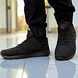 41, 44 р. Кросівки чоловічі демісезонні чорні весна-осінь легкі (Пр-4025ч), фото 5