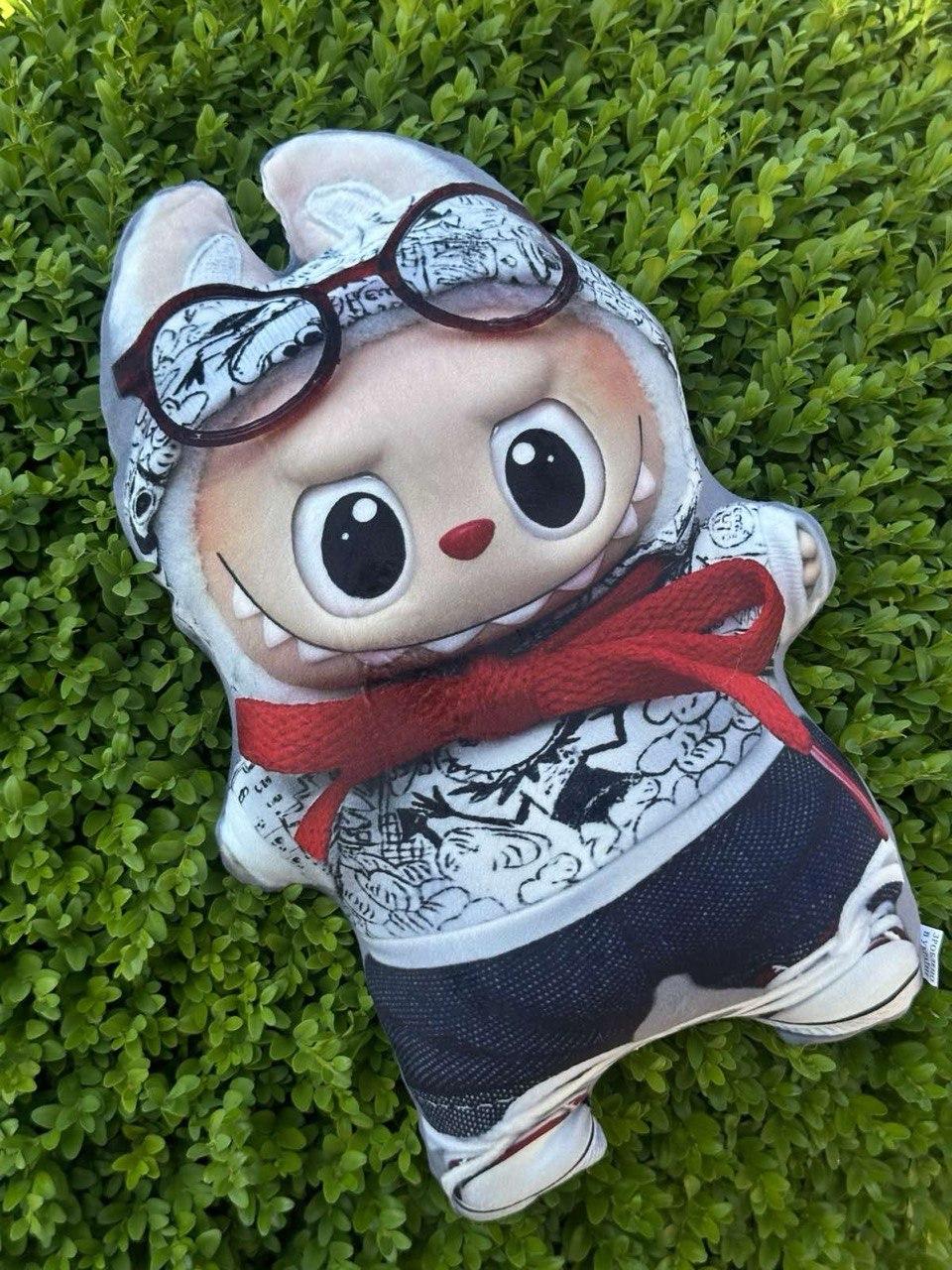 Іграшка-подушка дитяча з Лабубу, фото 1