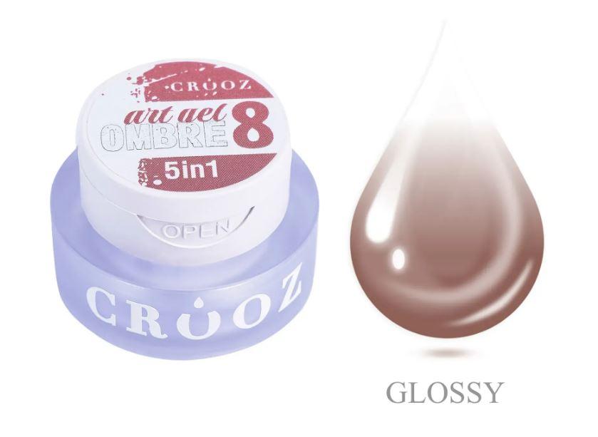 Гель для дизайну Crooz ART GEL OMBRE №08, 3 мл
