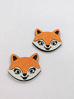 Патч декоративний з фоамірану "Лиса" -2шт