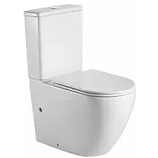 Унітаз-компакт Mixxus Premium Ellipse-0402-R 660x390x855mm, система змиву RIMLESS