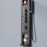 Душова стійка MT-5967 144x52 см з гідромасажем, тропічним душем, ручною лійкою, фото 4