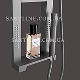 Душова стійка MT-5967 144x52 см з гідромасажем, тропічним душем, ручною лійкою, фото 5