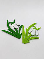 Декор з фоамірану Пролісок 8см -2шт