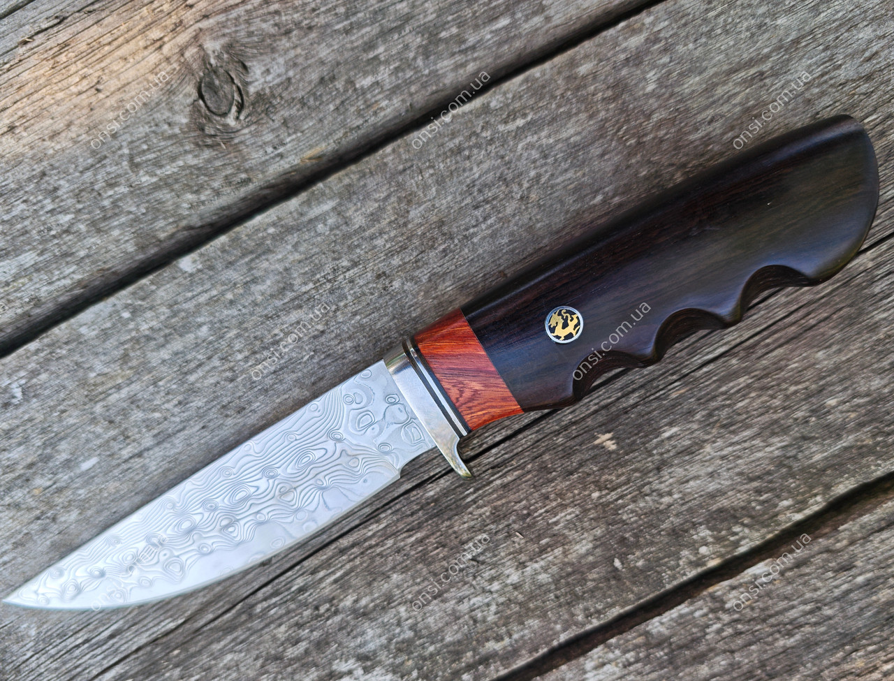 Мисливський ніж дамаск DKY 014, фото 1