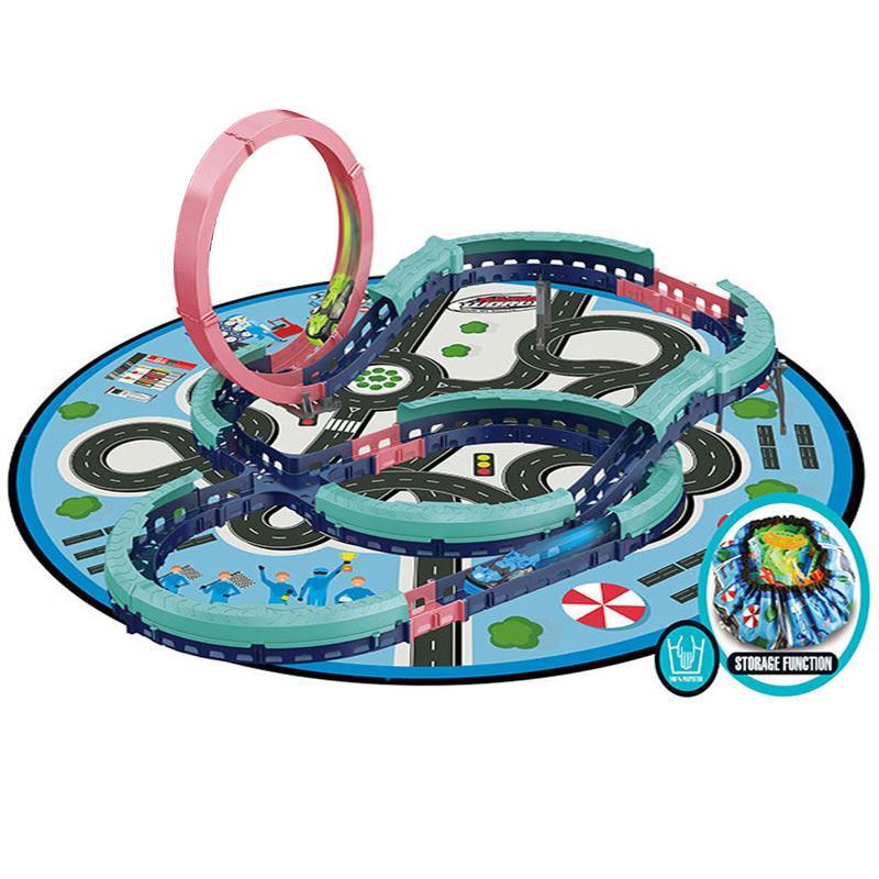 Інтерактивний трек з інерційною машинкою SHT 6688-512 (37pcs/2CAR), фото 1
