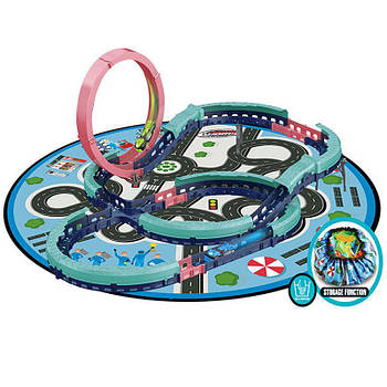 Інтерактивний трек з інерційною машинкою SHT 6688-512 (37pcs/2CAR)