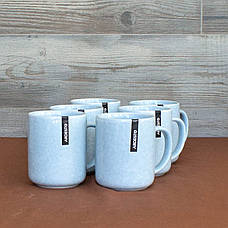 Сервіз керамічних тарілок Ardesto Loreto, 30 предметів, порцеляна, блакитний, фото 5