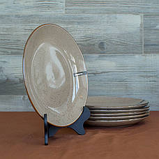 Столовий сервіз Ardesto Emilia, 24 предметів, кераміка, коричневий, фото 5