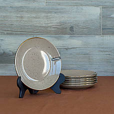 Столовий сервіз Ardesto Emilia, 24 предметів, кераміка, коричневий, фото 4