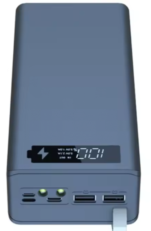 Повербанк 42000 MhA. 16*18650 Power Bank C16 USB + фанарик, фото 1