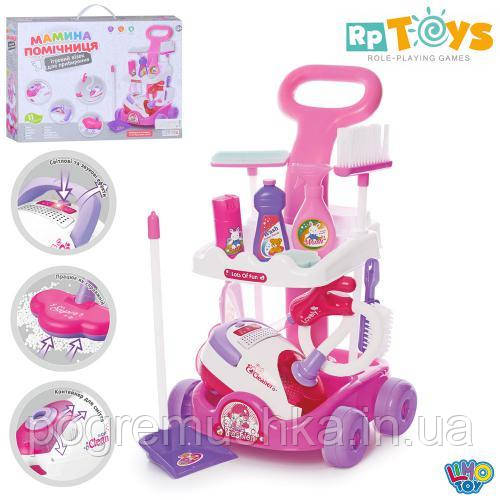 Набір для прибирання Limo Toy A5951, візок з пилососом, світлові ефекти