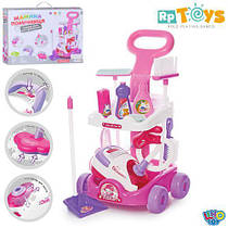 Набір для прибирання Limo Toy A5951, візок з пилососом, світлові ефекти