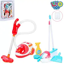 Набір для прибирання Limo Toy 8023 з пилососом, світло та звук, 12 предметів
