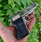 Макет пістолета Walther PPK «Waffen-SS» Nickel Germany 1931, фото 4