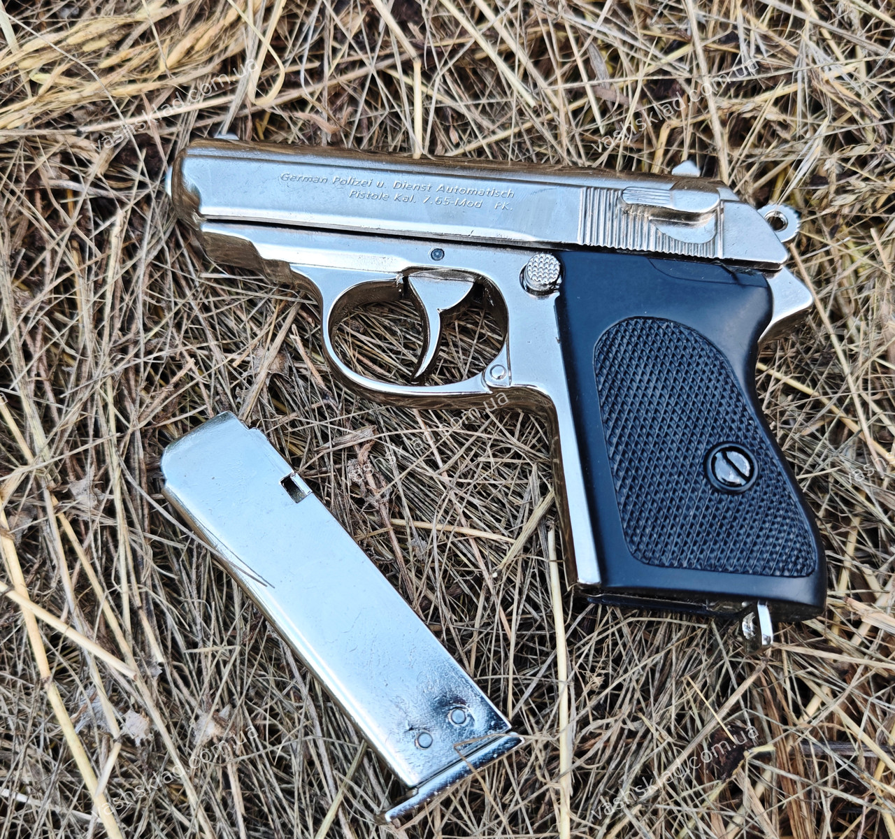 Макет пістолета Walther PPK «Waffen-SS» Nickel Germany 1931, фото 1