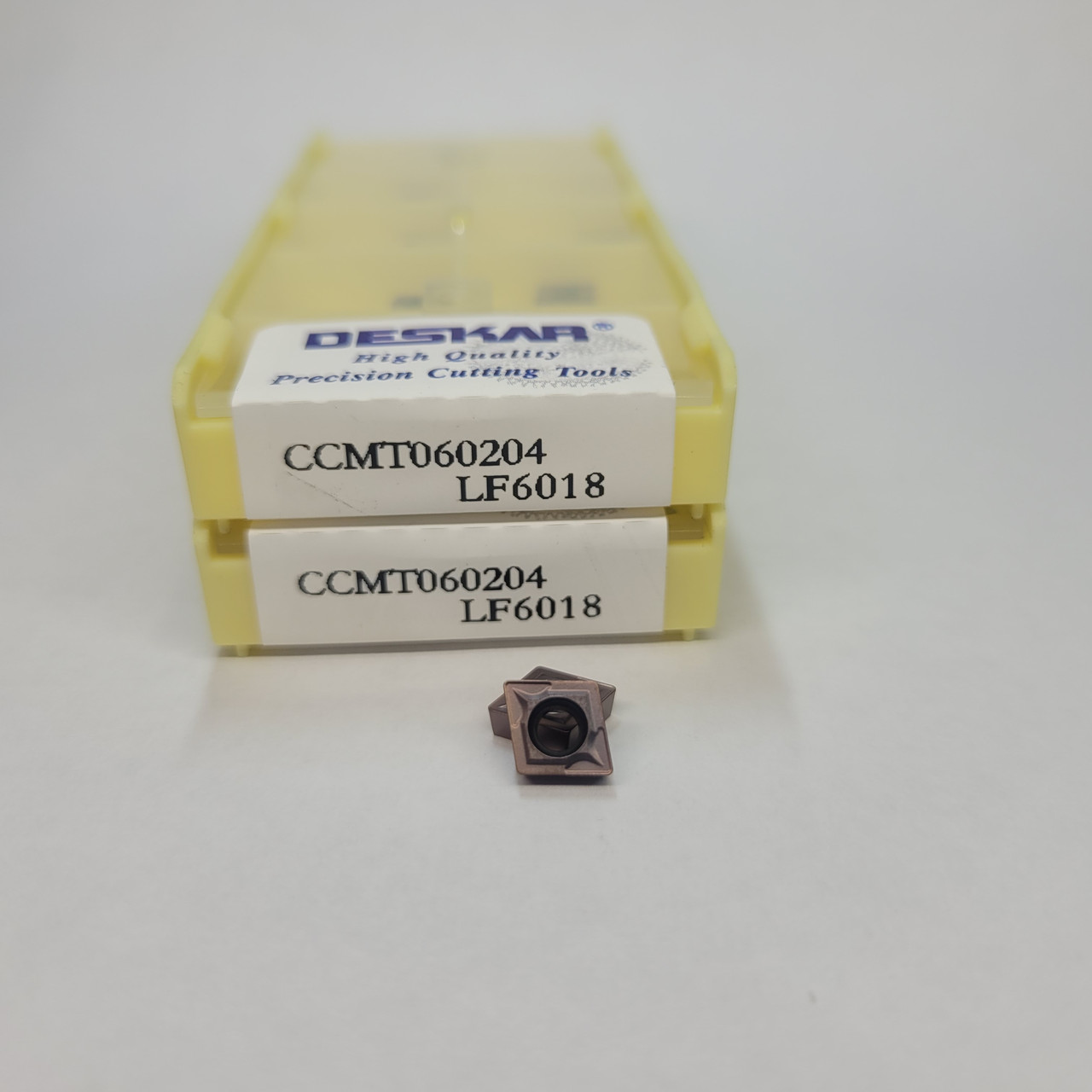 CCMT060204 LF6018 DESKAR (Сталь, Нержавіюча сталь) Твердосплавна пластина