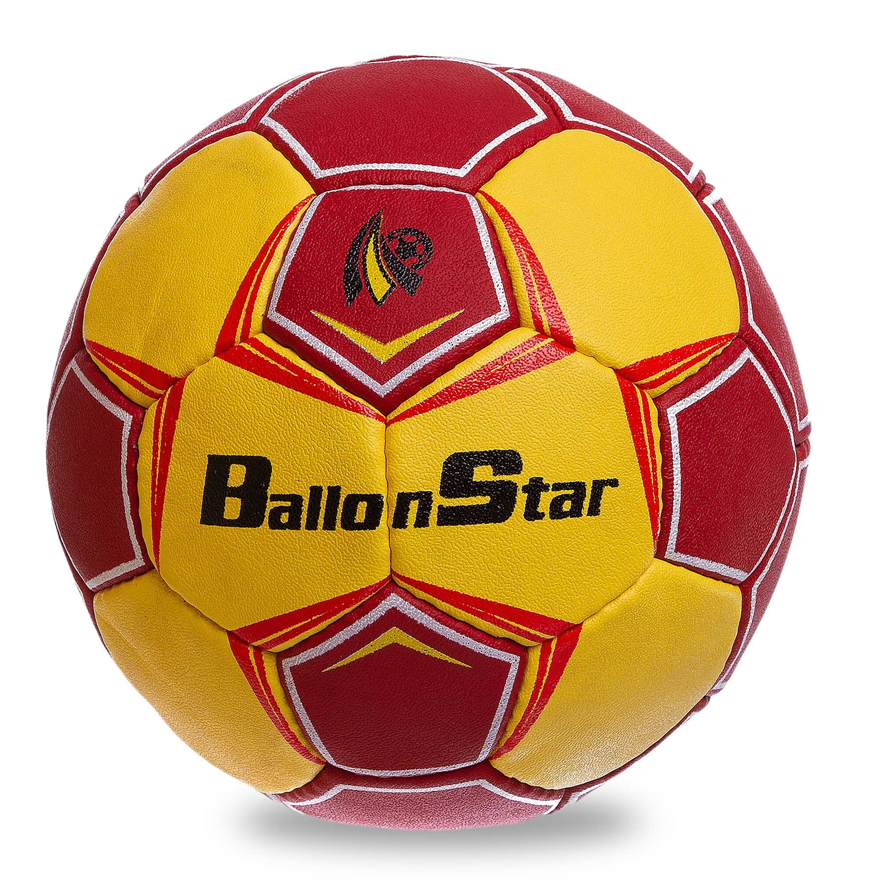 М'яч гандбольний розмір No1 BALLONSTAR HB-62 Червоний-жовтий, фото 1